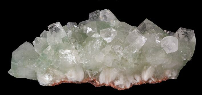 Zoned Apophyllite Crystal Cluster - India #44429